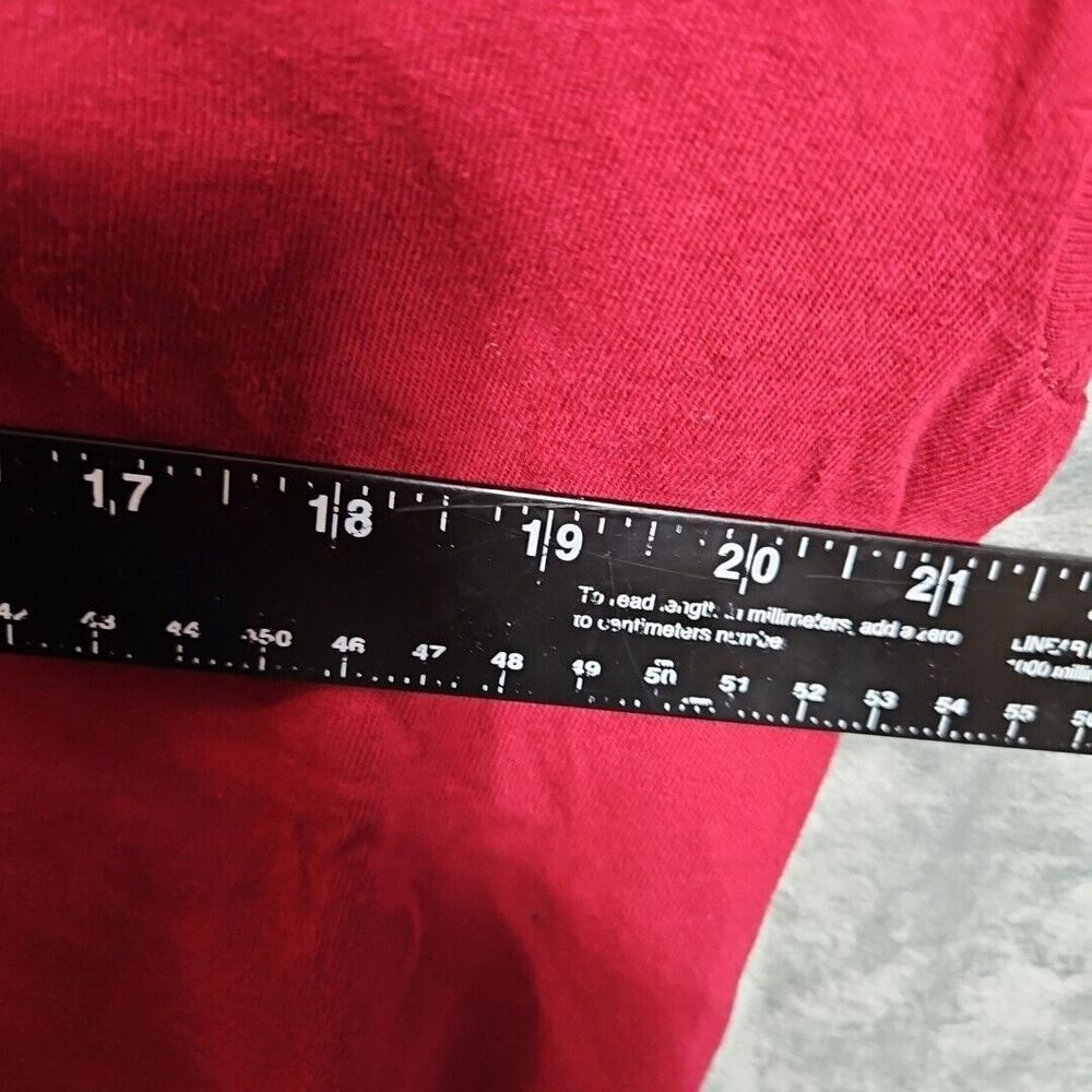 Florida State Seminoles Football Tshirt NO SZ TAG  ? LG Red SEE MEASUREMENTS - Picture 5 of 8